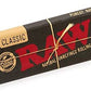 Classic Black 1 1/4 Unbleached Ultra Thin Cigarette Rolling Papers