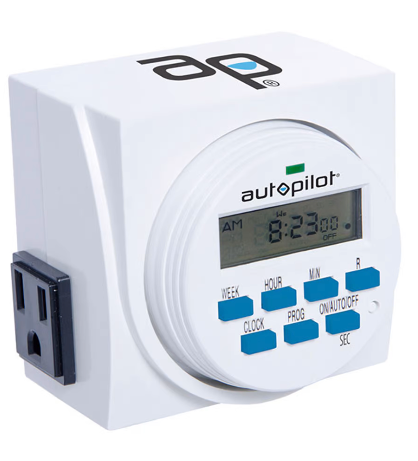 7 Day Dual Outlet Digital Programmable Timer Controller