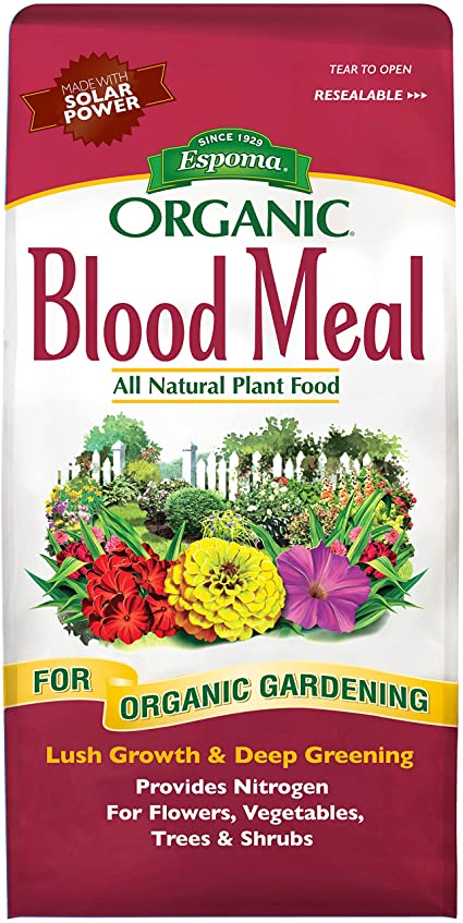 Organic Blood Meal - All Natural Plant Food, 3 lbs