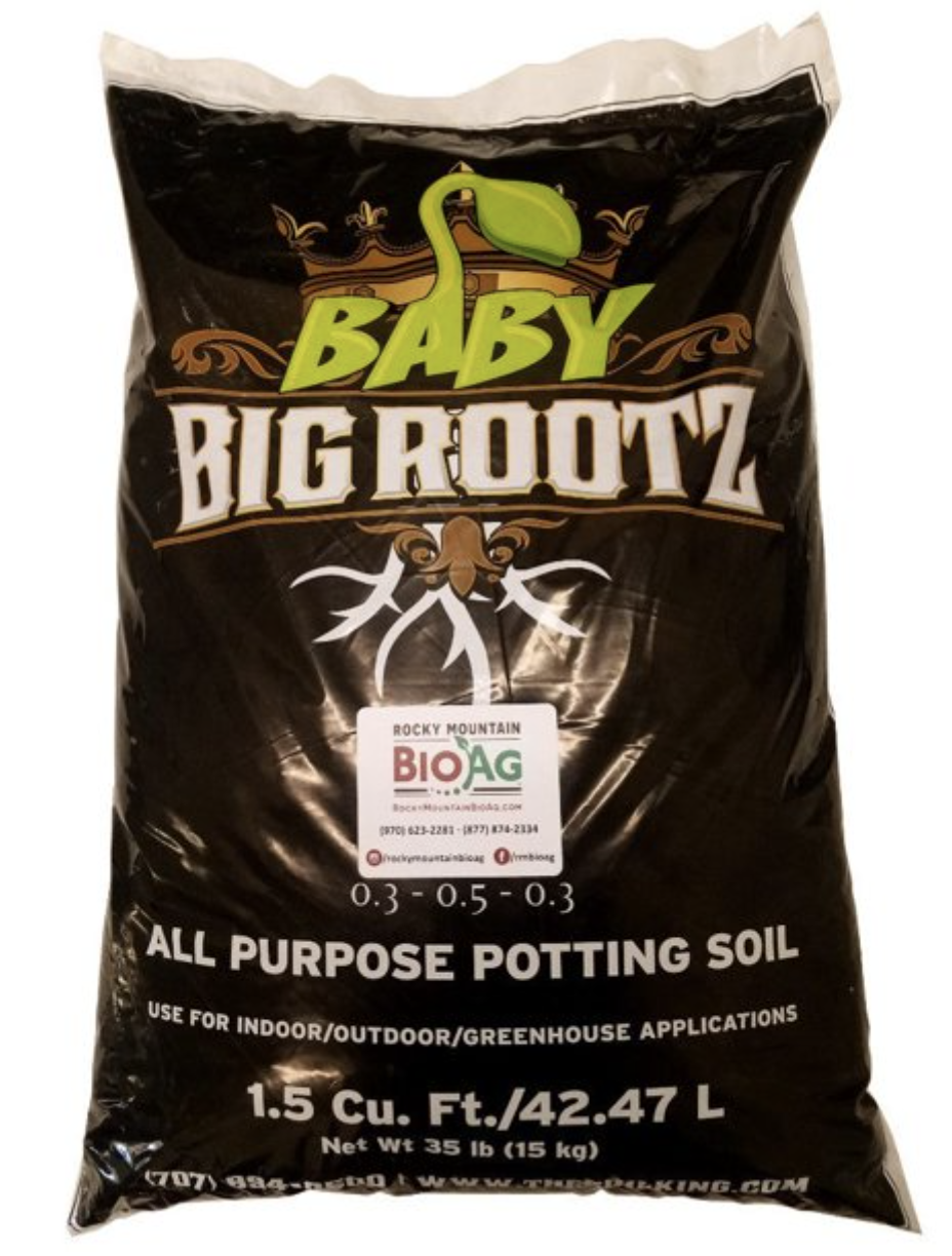 Baby Rootz Seed Starting and Cloning Mix Potting Soil, 1.5 cu ft