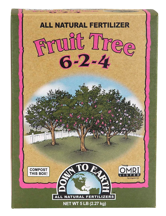 Fruit Tree Fertilizer Mix Omri 6-2-4, 5 lbs