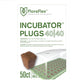 Incubator Plugs, 1.25 Inch