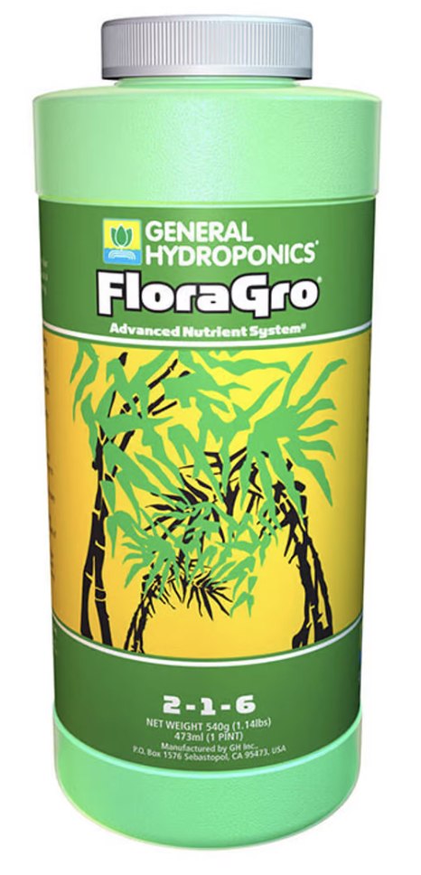 FloraGro 2-1-6 Advanced Nutrient System, 16oz