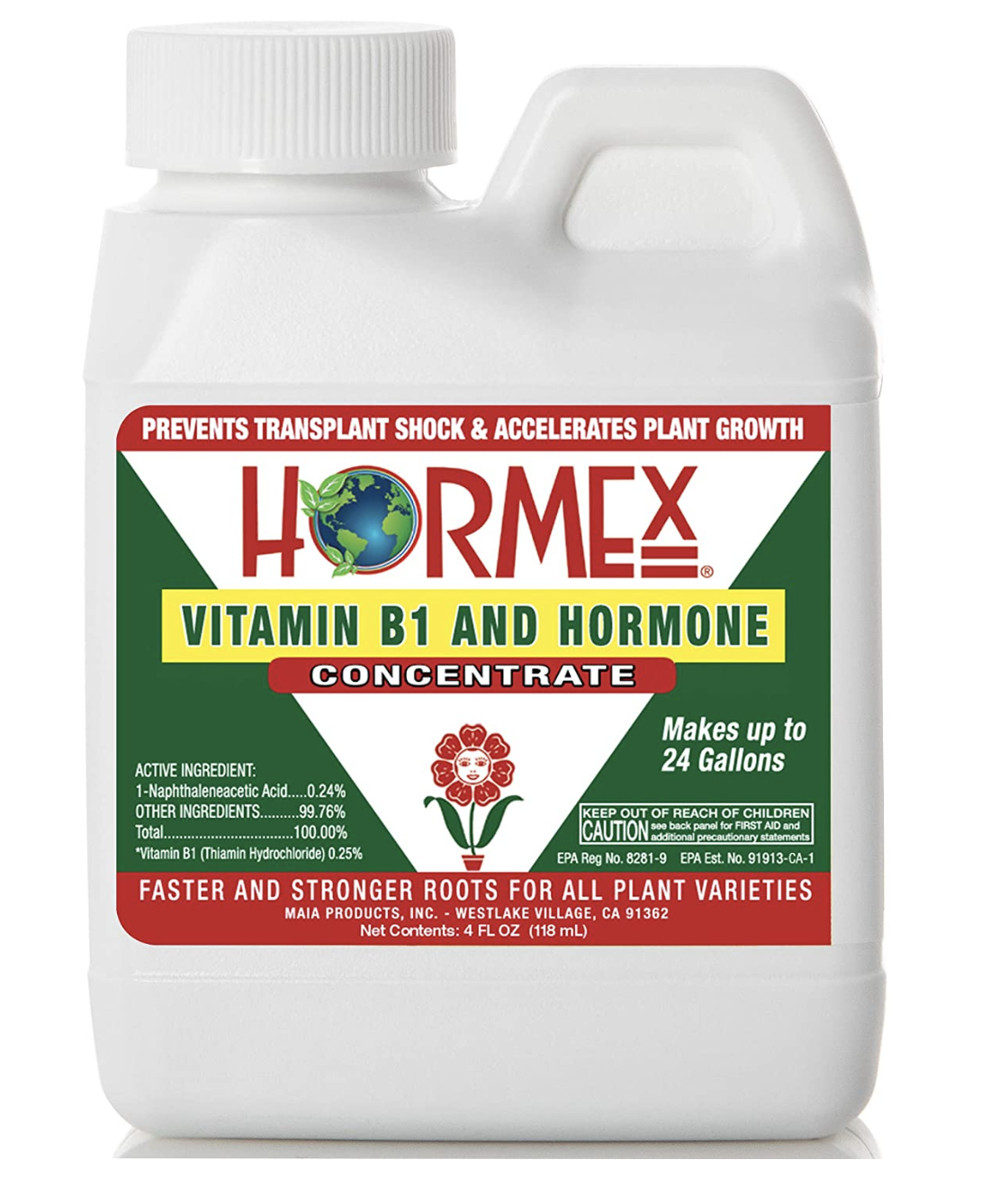 Vitamin B1 Rooting Hormone Liquid Concentrate, 4-Ounce