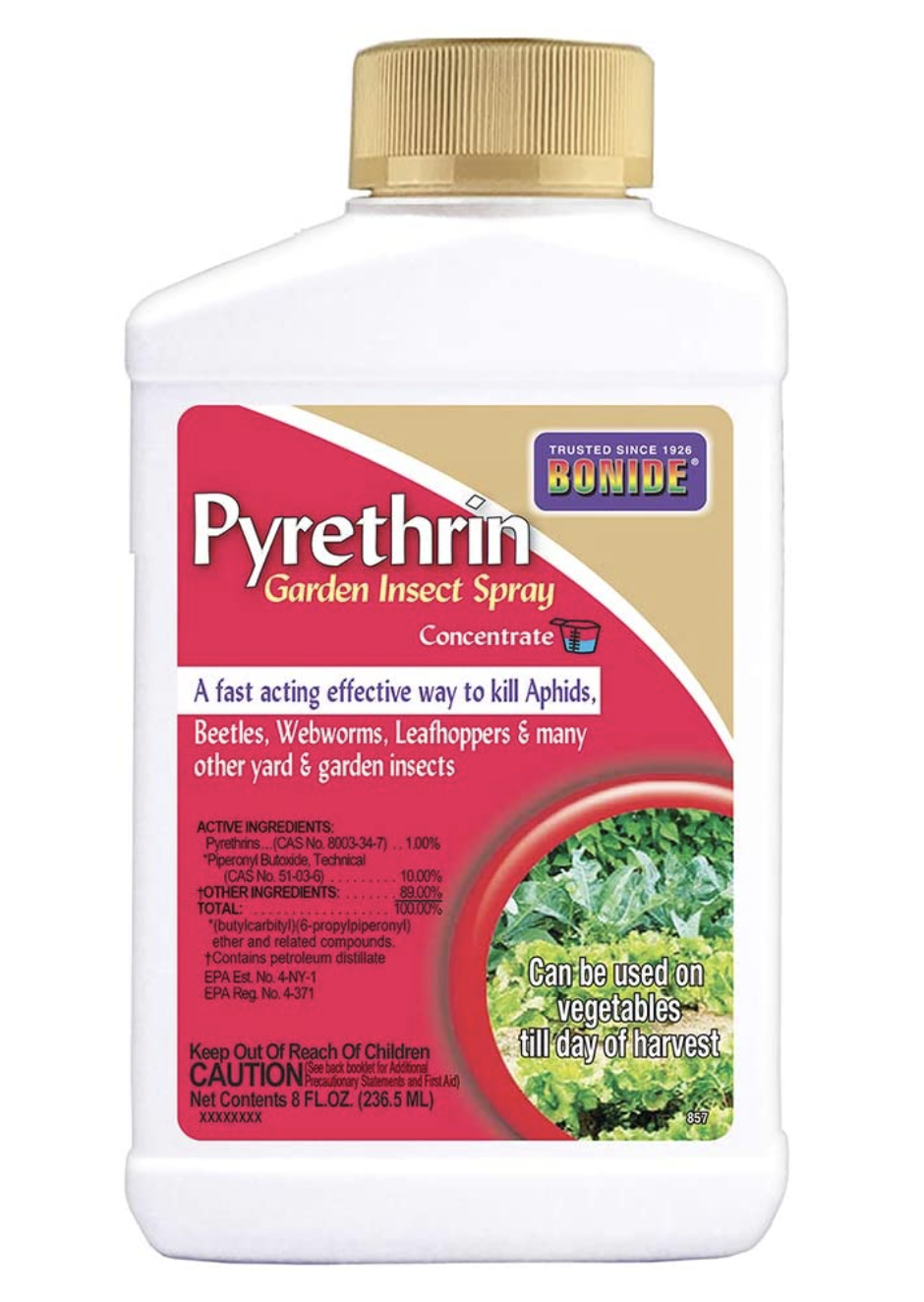 Pyrethrin Garden Insect Spray Concentrate, 8oz