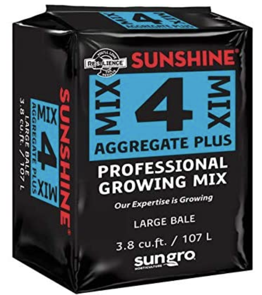 Sunshine #4 Compressed Pro Growth Mix w/Mycorrhizae, 3 cu ft