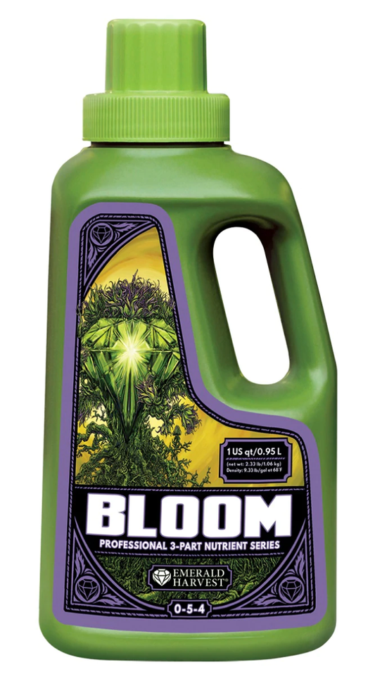 Bloom Professional 3-Part Nutrient System 0-5-4, 1 qt